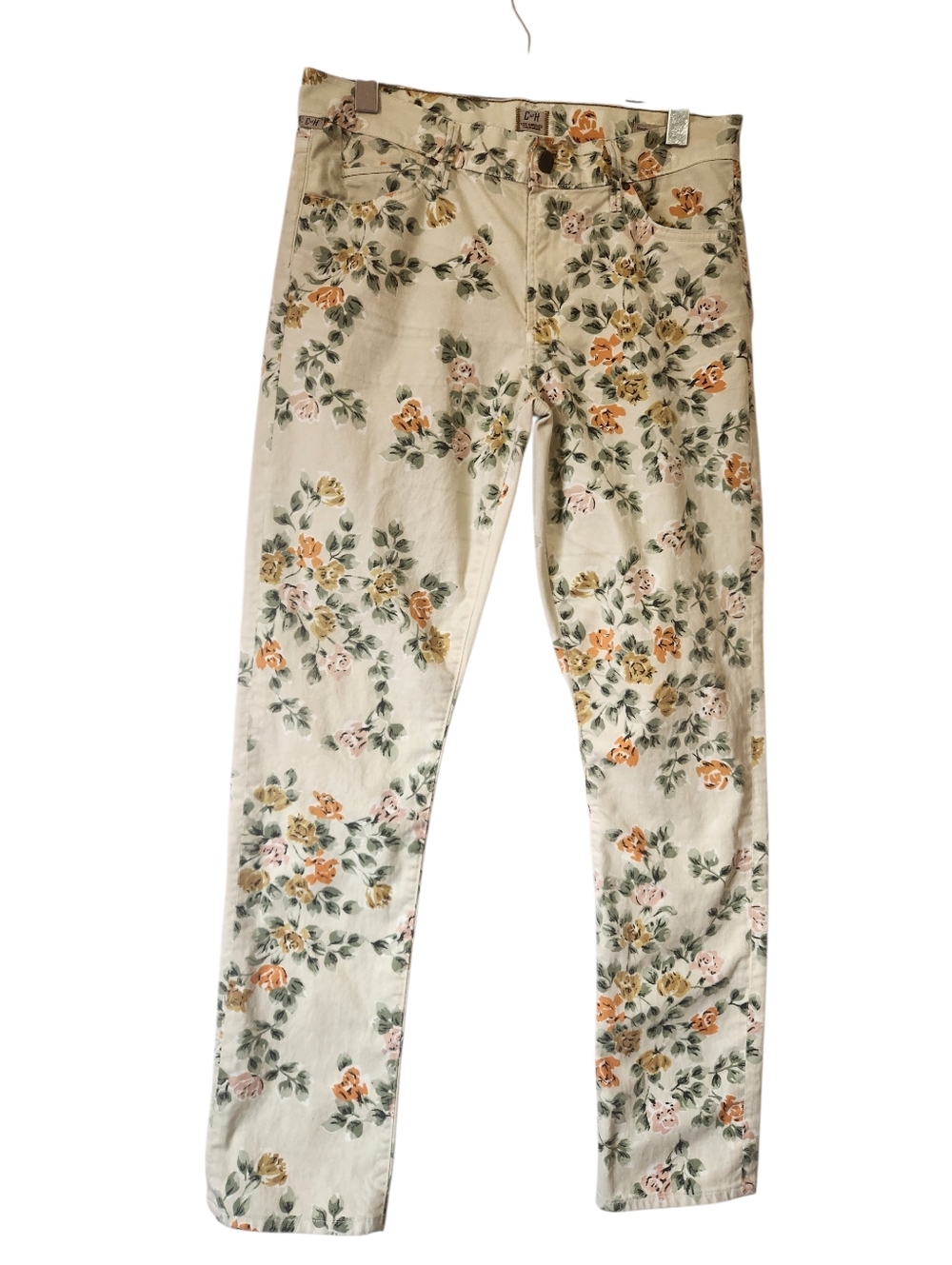 Citizens of Humanity Mandy Floral High Waist Retro Slim Skinny Jeans Sz 10 EUC